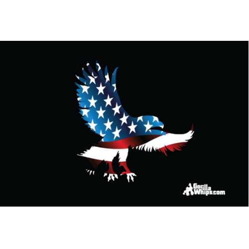 American Eagle 12x18 Pocket Whip Flag For 1/4" & 5/16" Whips
