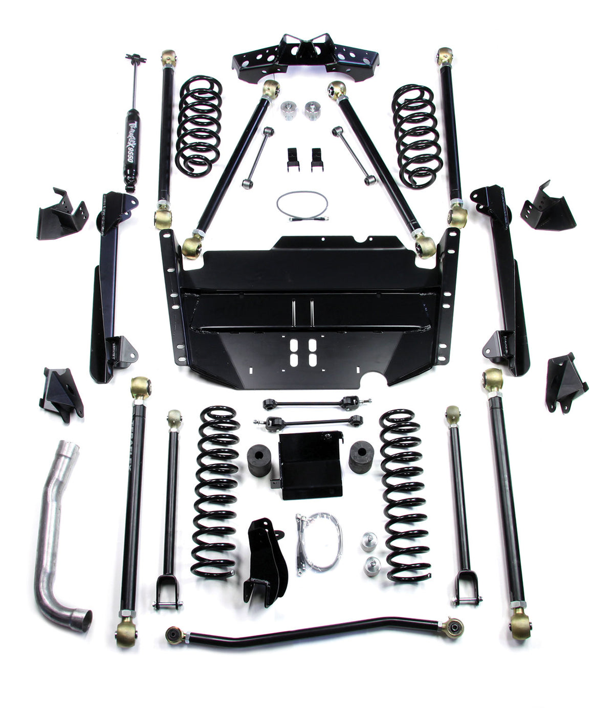 03-06 Wrangler TJ LWB 5 Inch Pro LCG Long Arm Suspension System No Shocks TeraFlex