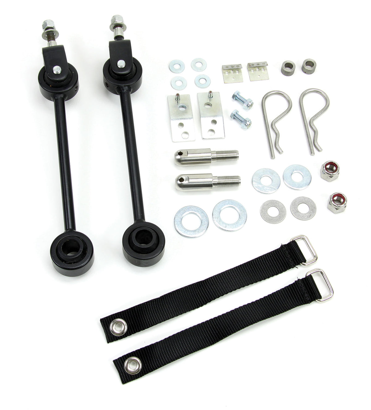 93-98 ZJ Grand Cherokee 84-01 XJ Cherokee 10 Inch Front Sway Bar Quick Disconnect Kit 2-4 Inch Lift TeraFlex