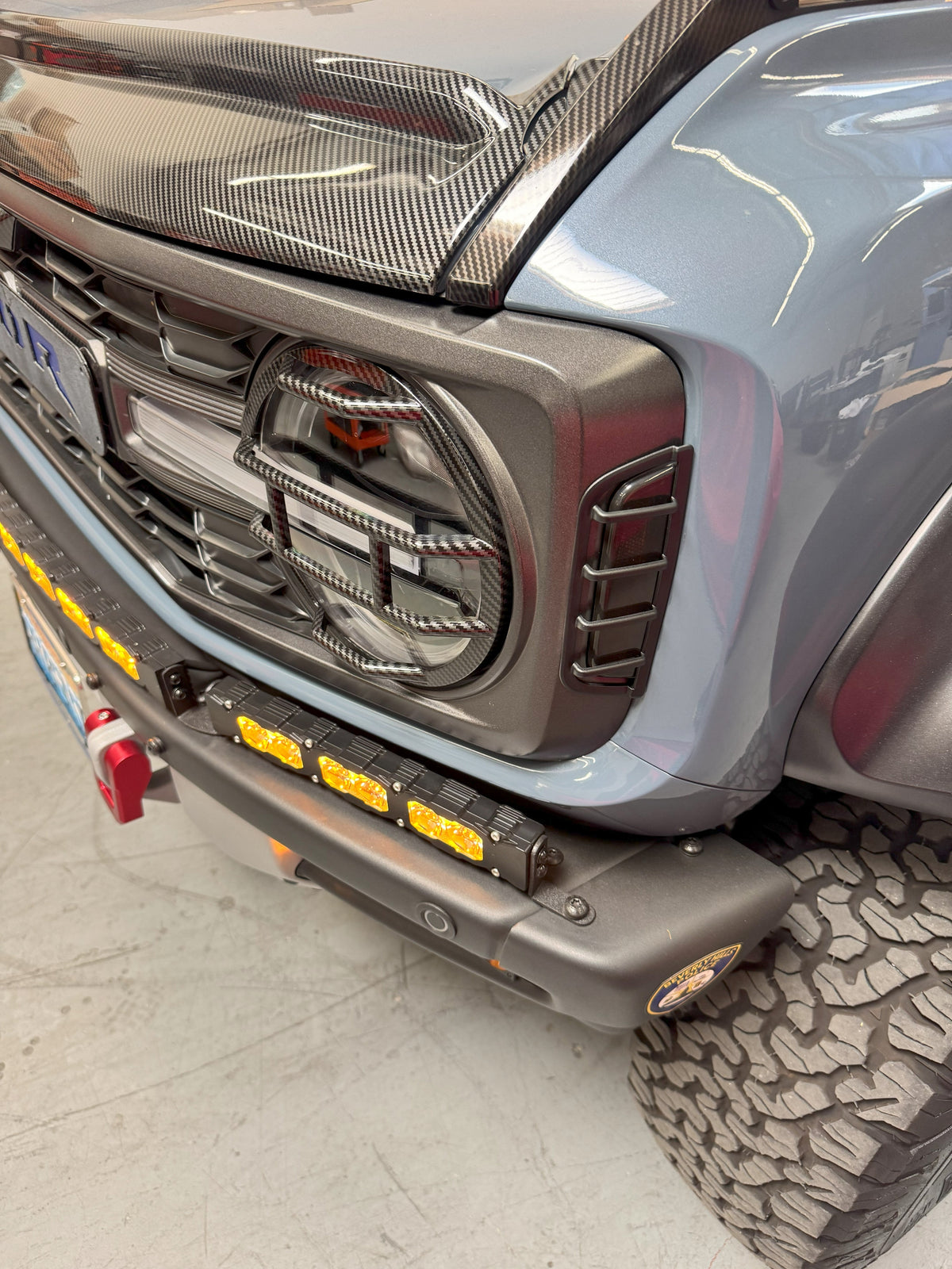 Bronco Raptor Light Bar Extensions | 2022+ Ford