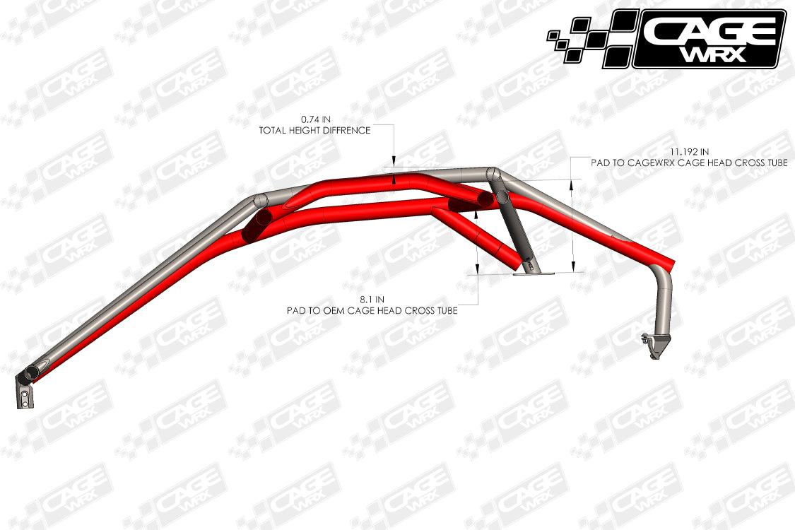 Can-Am Maverick R Roll Cage | ASSEMBLED | "SUPER SHORTY"