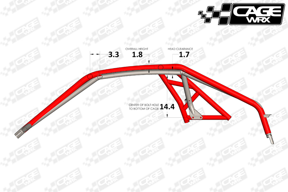 Polaris RZR Pro S / Turbo R Roll Cage | ASSEMBLED | "SUPER SHORTY"