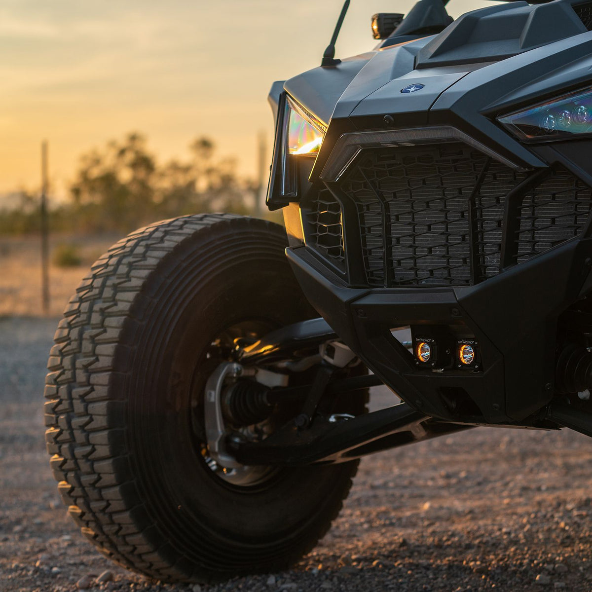Rigid Industries Polaris Razor Revolve Grille Light Kit