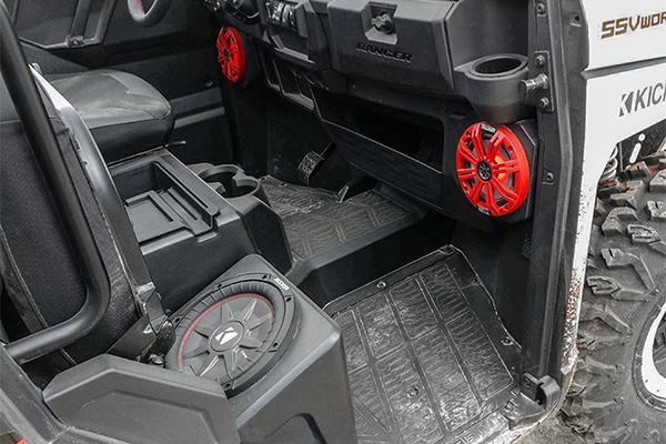 SSV Works 10in Subwoofer for 2018-2024 Polaris Ranger XP 1000 with Ride Command