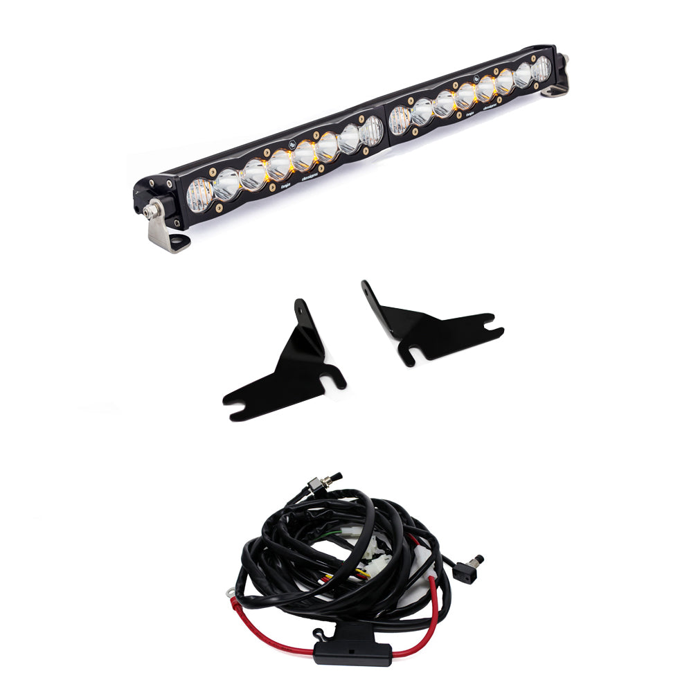 Silverado 1500 Grille Mount Kit 2019-Chevy Silverado 1500 S8 w/ 20 Inch S8 Baja Designs - 447519