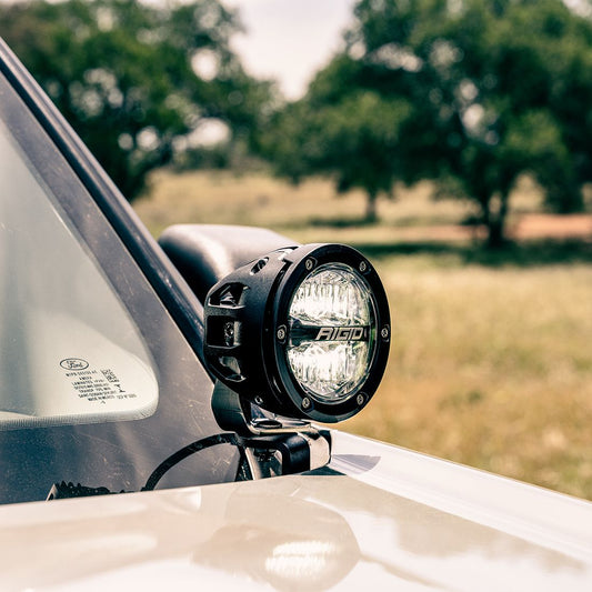Rigid Industries 2021 Ford Bronco Sport A-Pillar LED Light Mount, Fits 360-Series, D-Series