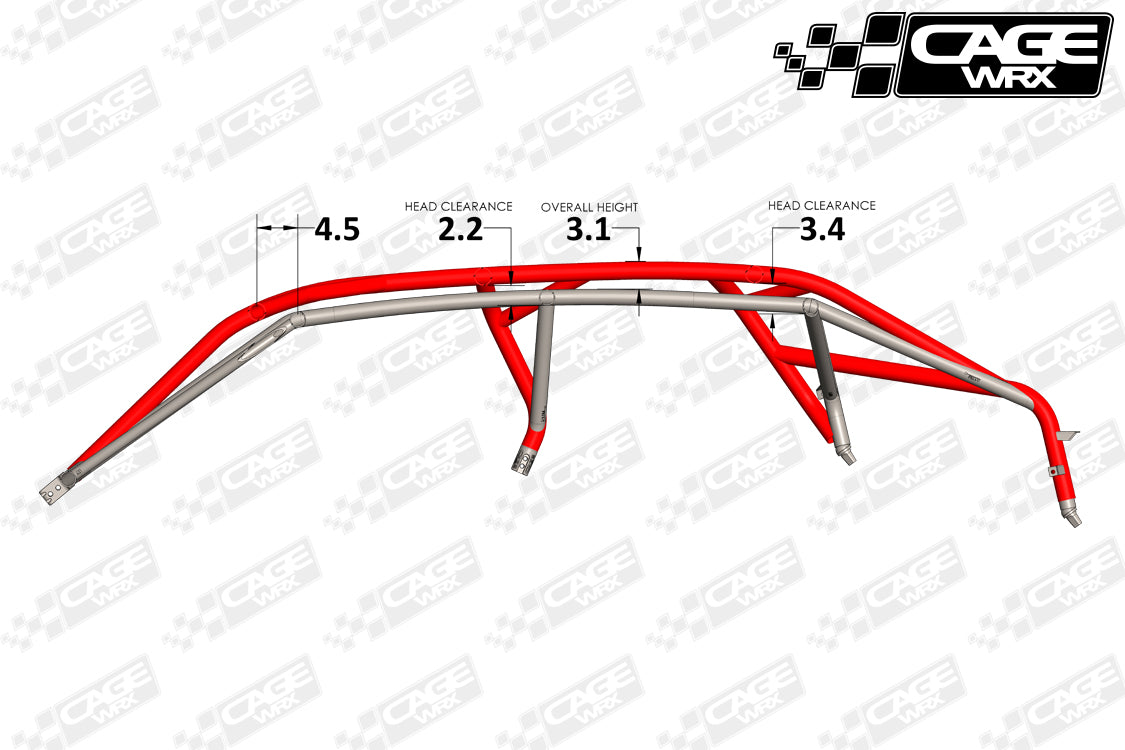 Polaris RZR Pro R4 Roll Cage KIT | "SUPER SHORTY"