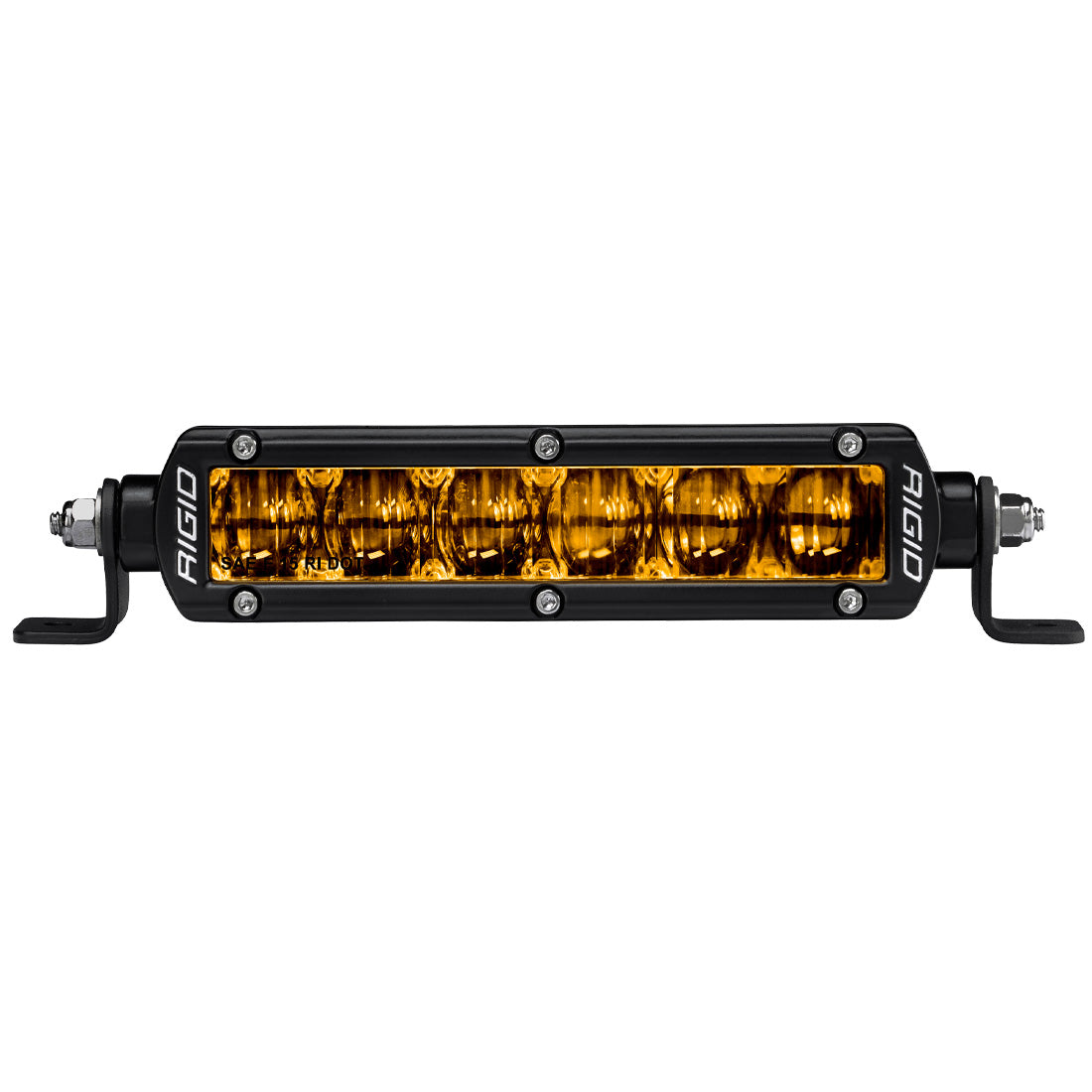 Rigid Industries SAE J583 Compliant Selective Yellow Fog Light Pair Sr-Series Pro Street Legal Surface Mount