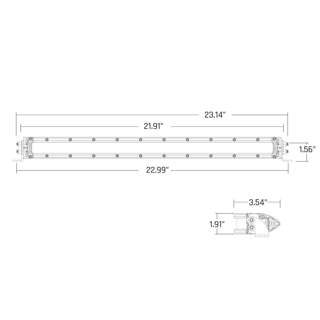 Rigid Industries SR-Series Dual Function SAE Auxilary High Beam Driving Lights with Backlight