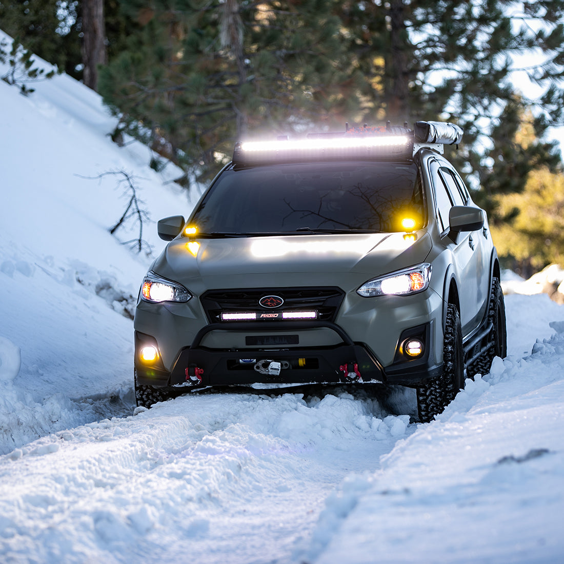 Rigid Industries SR-Series Dual Function SAE Auxilary High Beam Driving Lights with Backlight