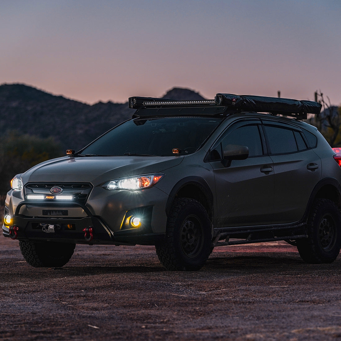 Rigid Industries SR-Series Dual Function SAE Auxilary High Beam Driving Lights with Backlight