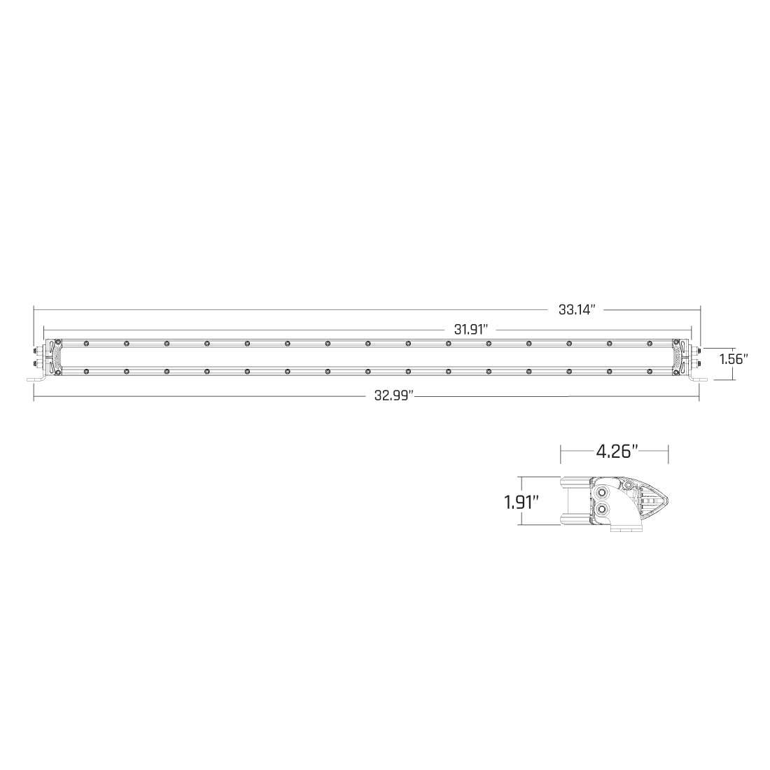 Rigid Industries SR-Series Dual Function SAE Auxilary High Beam Driving Lights with Backlight