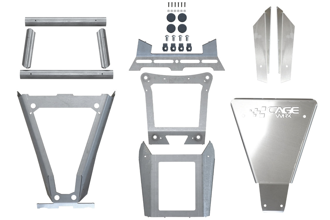 CageWrx raw front bumper kit polaris RZR Pro R / Turbo R UTV utility vehicle
