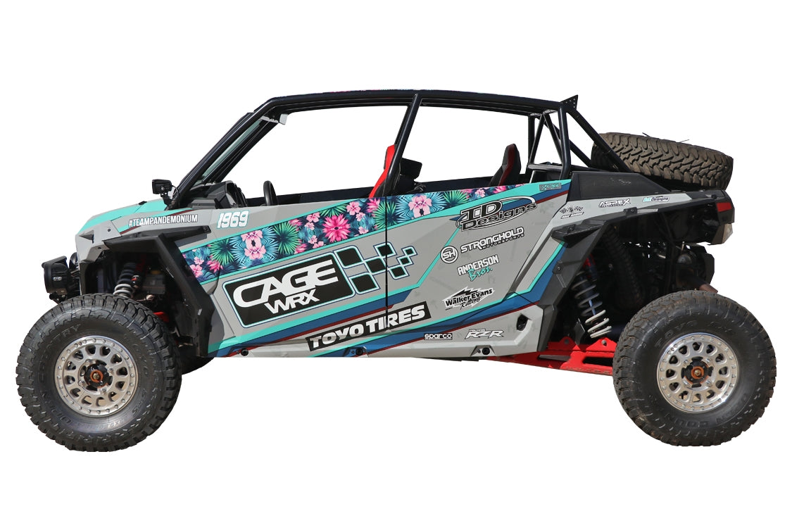 CageWrx Polaris RZR XP4 1000 Aluminum Full Doors