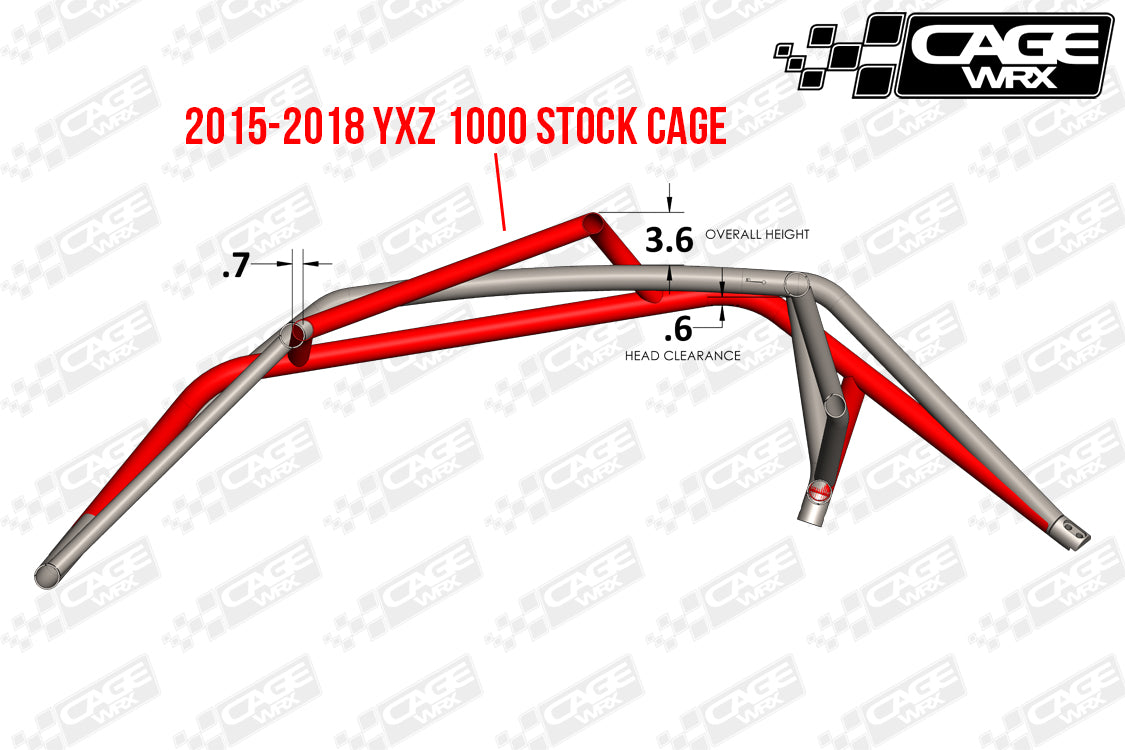 Yamaha YXZ 1000 Roll Cage | ASSEMBLED | "SUPER SHORTY"