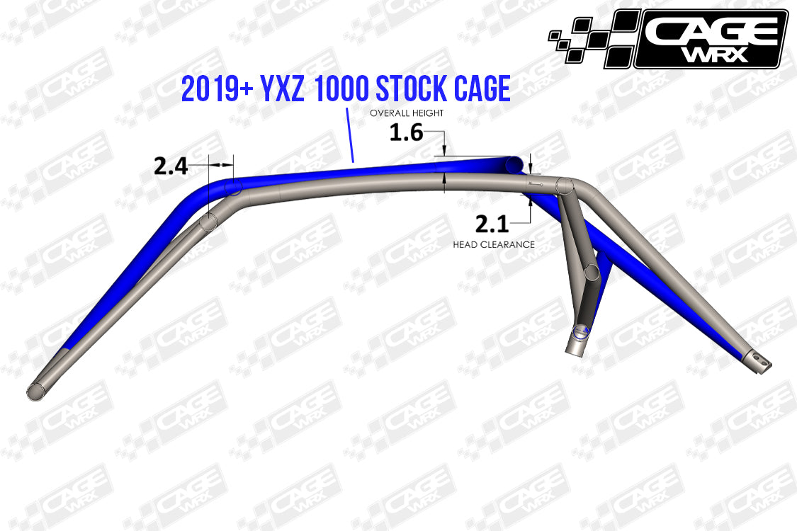 Yamaha YXZ 1000 Roll Cage | ASSEMBLED | "SUPER SHORTY"
