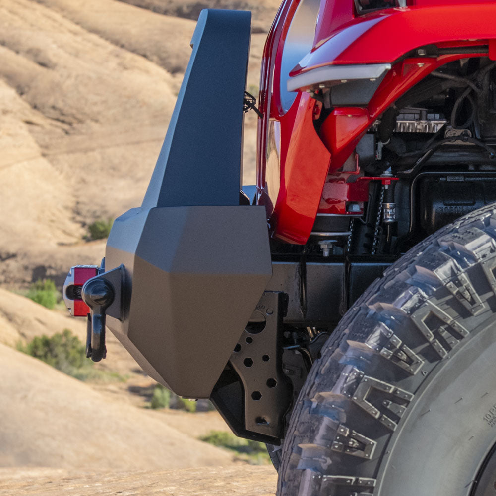 Jeep JL Front Bumper Skid Plate For 18-Pres Wranger JL Rigid Series Steel Powdercoat Black Rock Slide Engineering