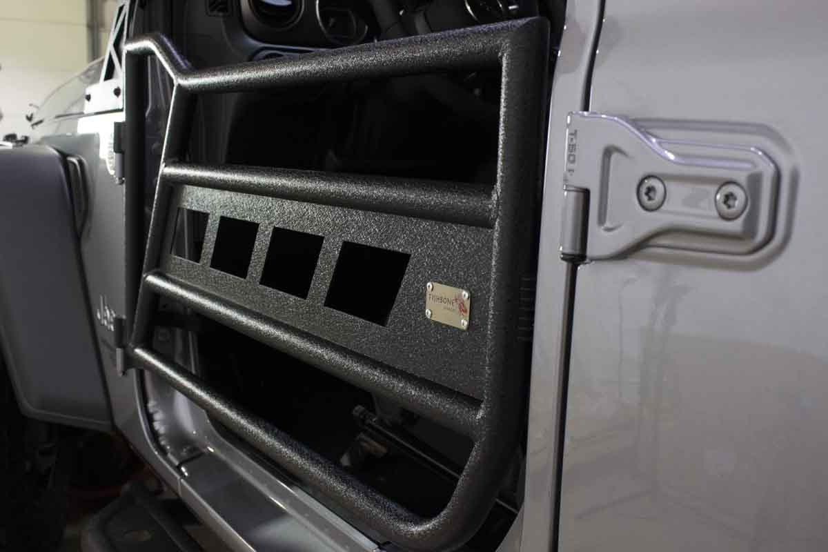 Fishbone Offroad Front Tube Doors for 2018-2025 Jeep Wrangler JL FB24087