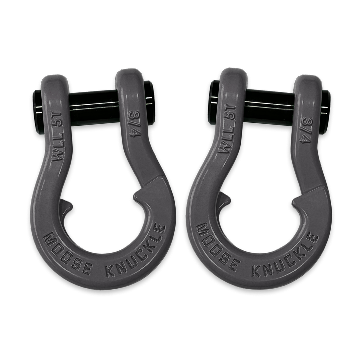 Jowl Recovery Split Shackle 3/4 Gun Gray Moose Knuckle Offroad