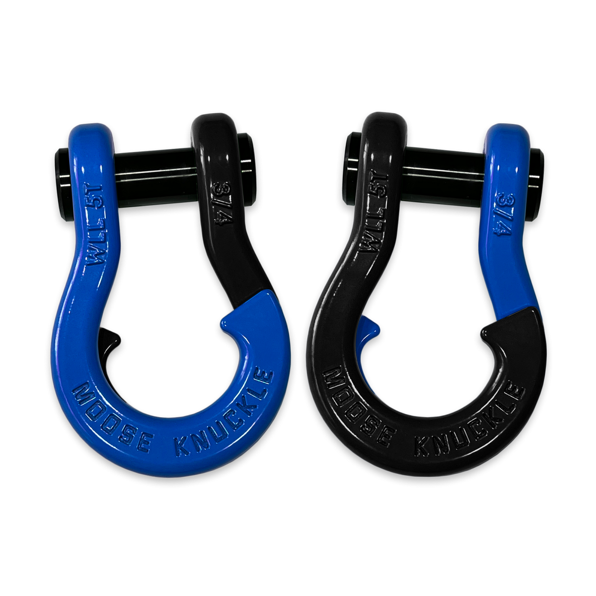 Jowl Recovery Split Shackle 3/4 Blue Balls Moose Knuckle Offroad