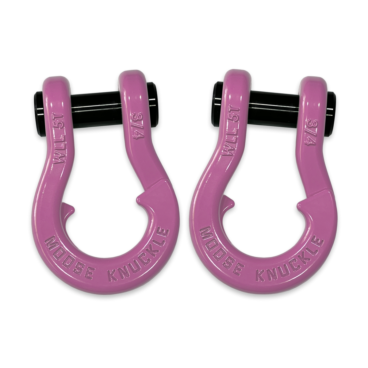 Jowl Recovery Split Shackle 3/4 Pretty Pink Moose Knuckle Offroad