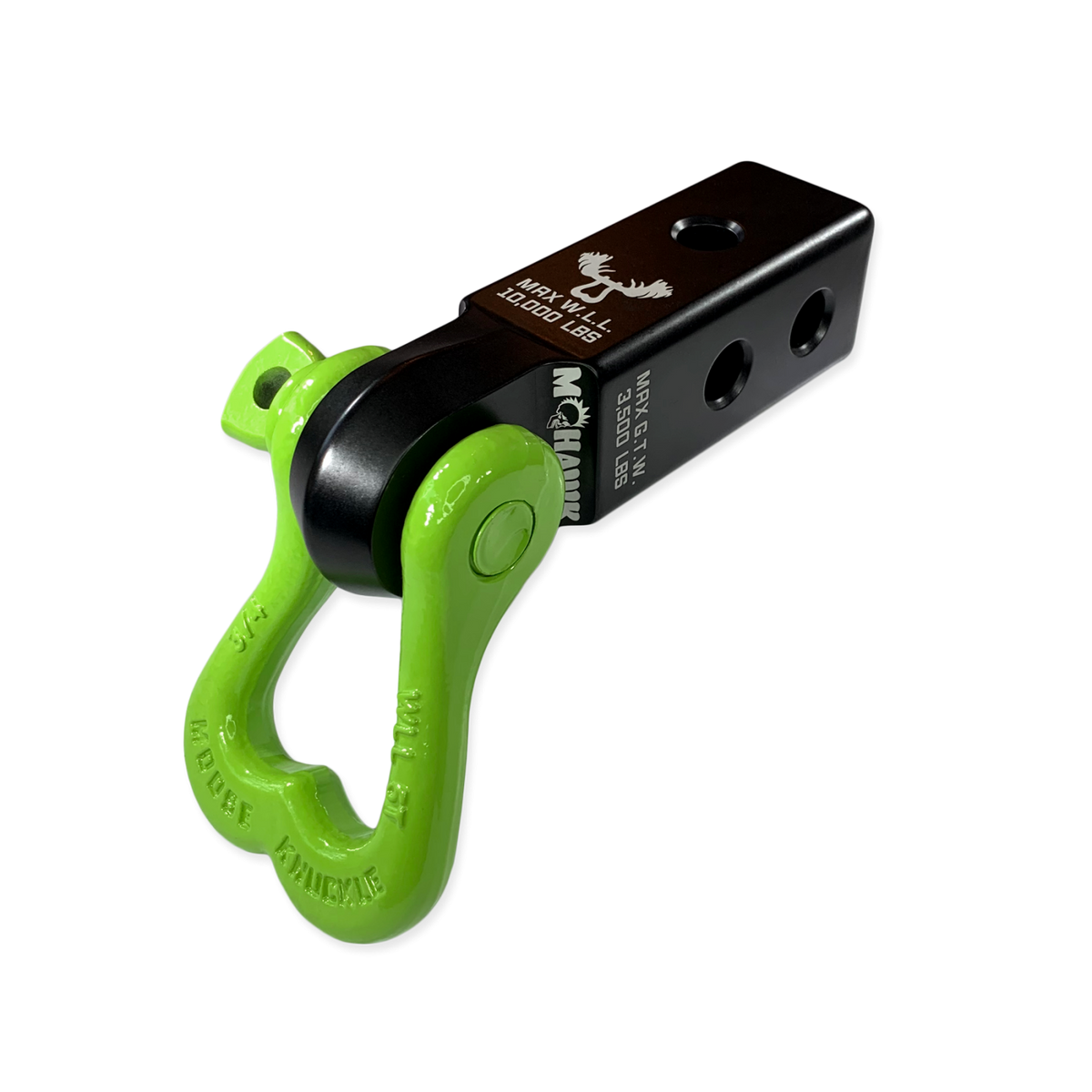 XL 3/4 Shackle and Mohawk 2.0 Receiver Combo Black Lung Moose Knuckle Offroad