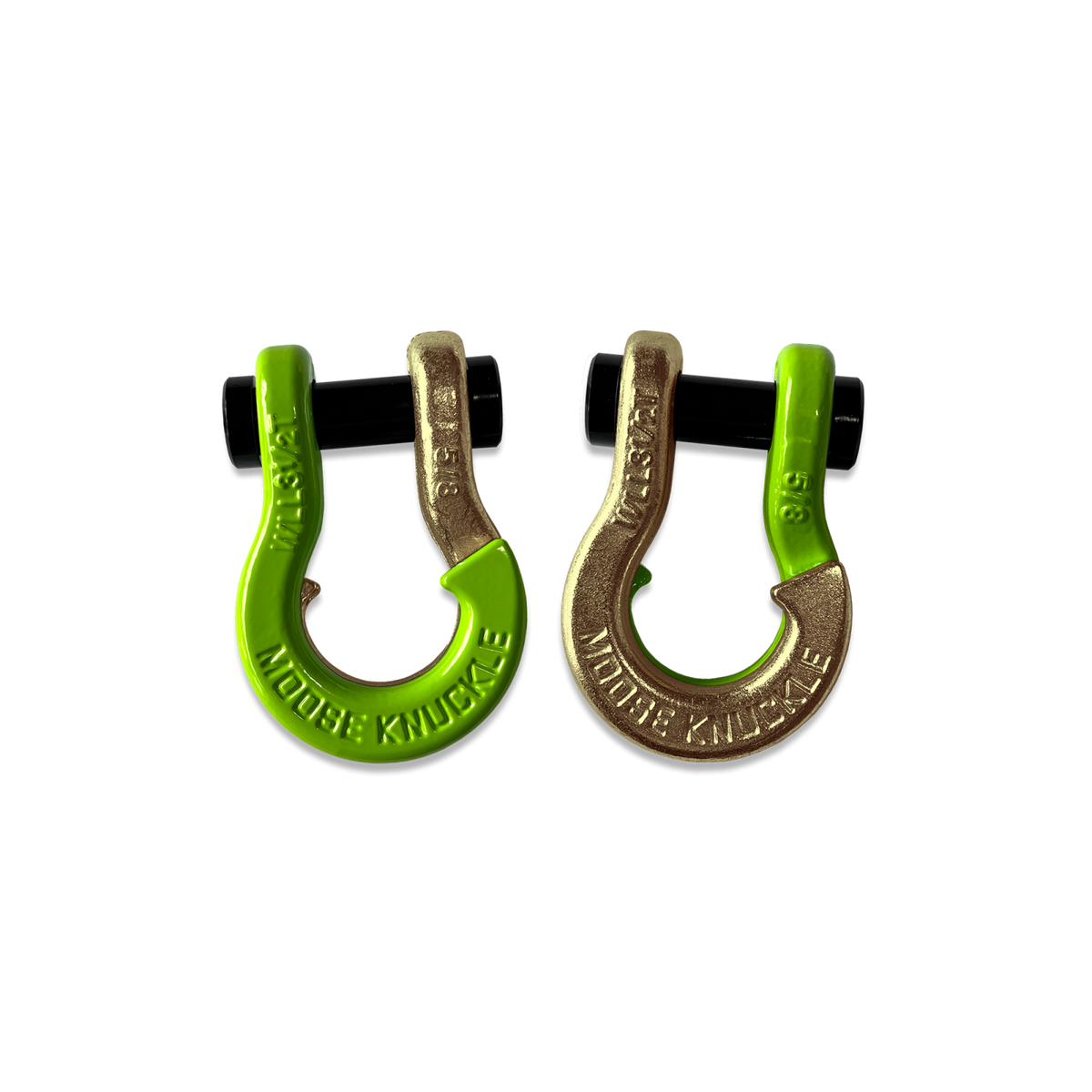 Jowl Split Shackle 5/8 Sublime Green Moose Knuckle Offroad