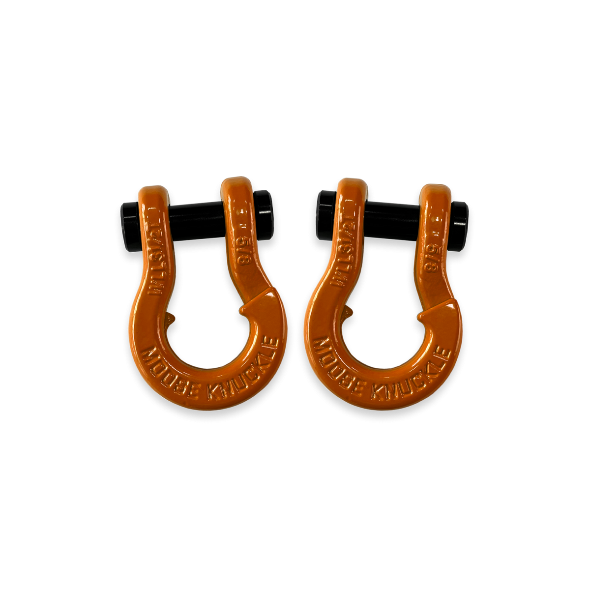Jowl Split Shackle 5/8 Obscene Orange Moose Knuckle Offroad
