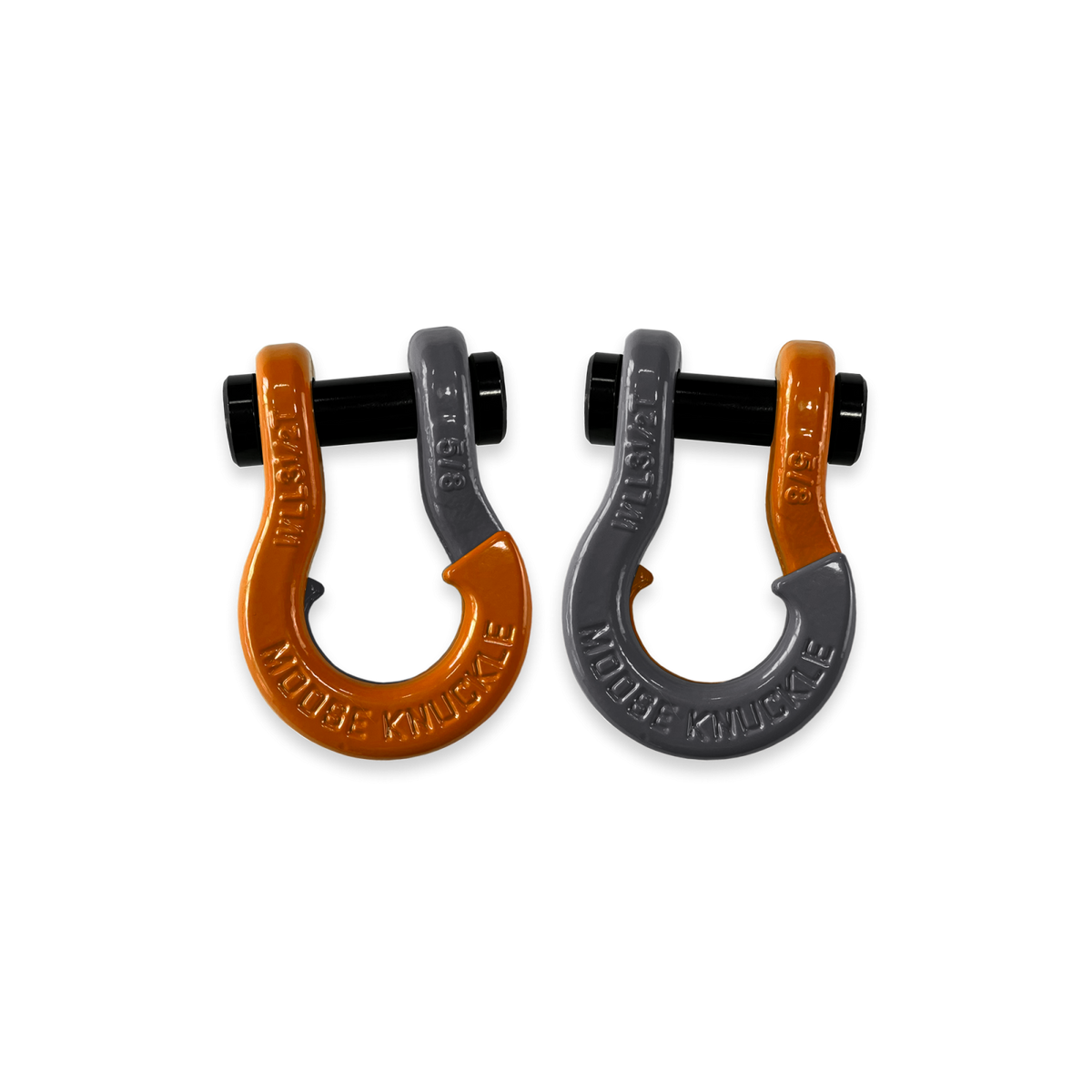 Jowl Split Shackle 5/8 Obscene Orange Moose Knuckle Offroad