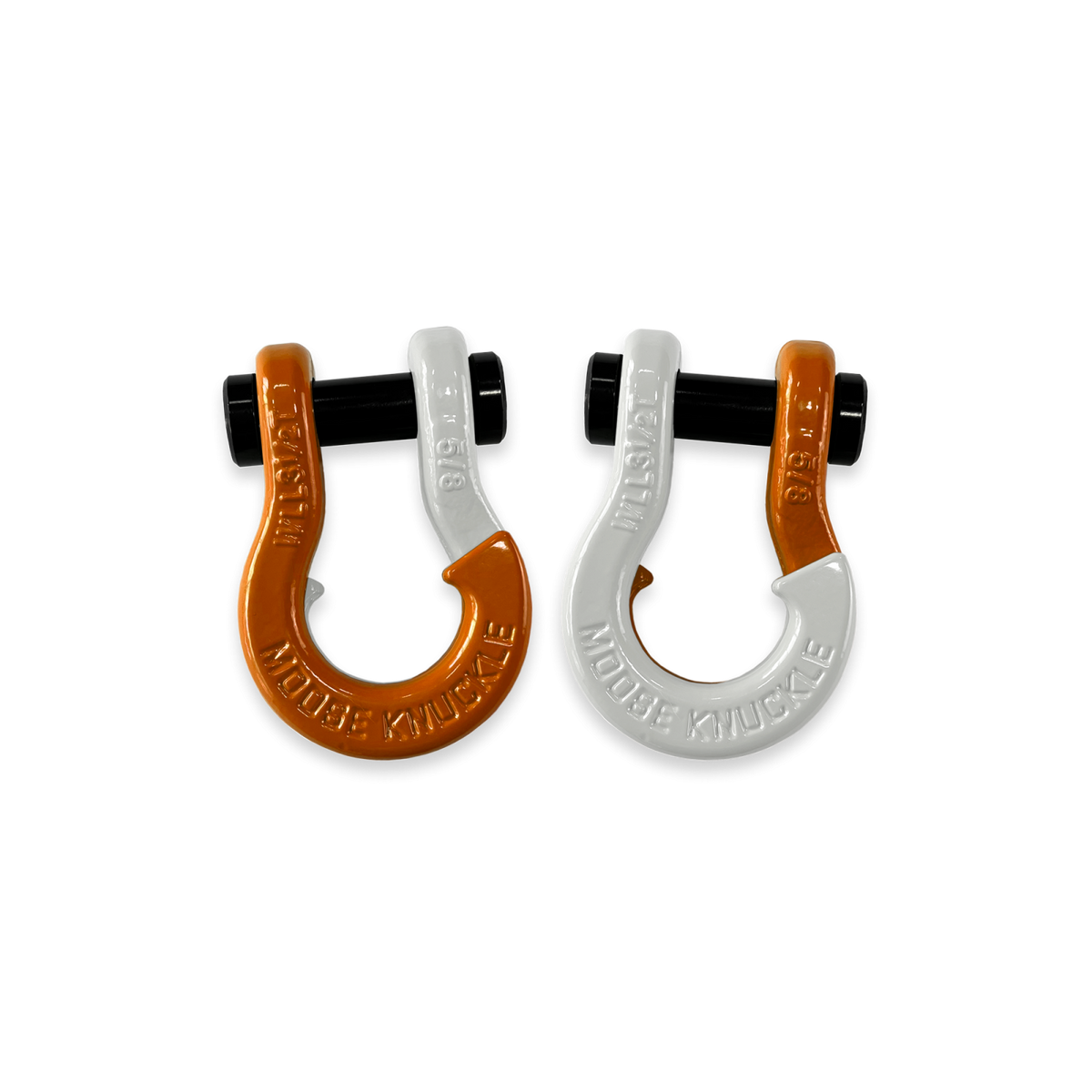 Jowl Split Shackle 5/8 Obscene Orange Moose Knuckle Offroad