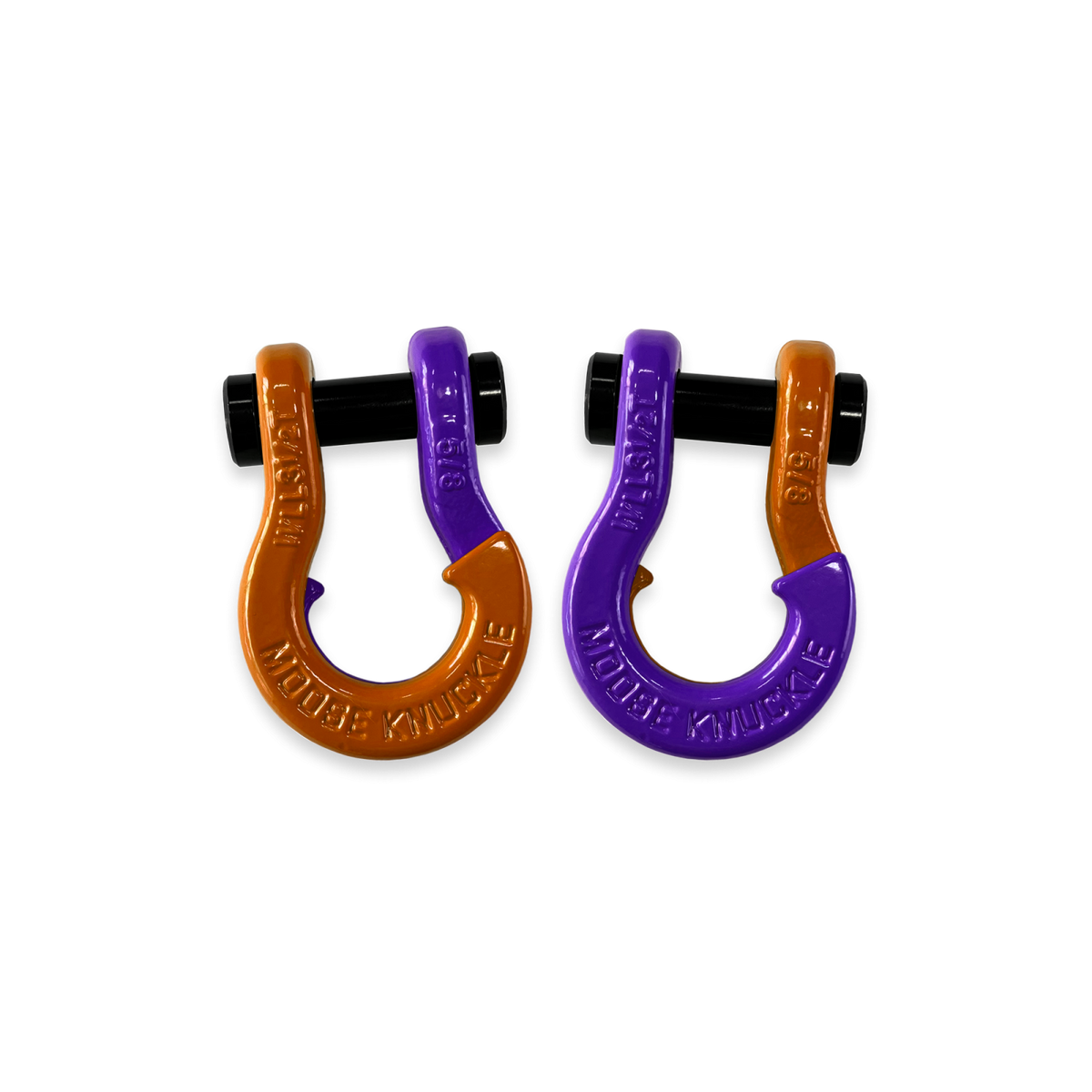Jowl Split Shackle 5/8 Obscene Orange Moose Knuckle Offroad