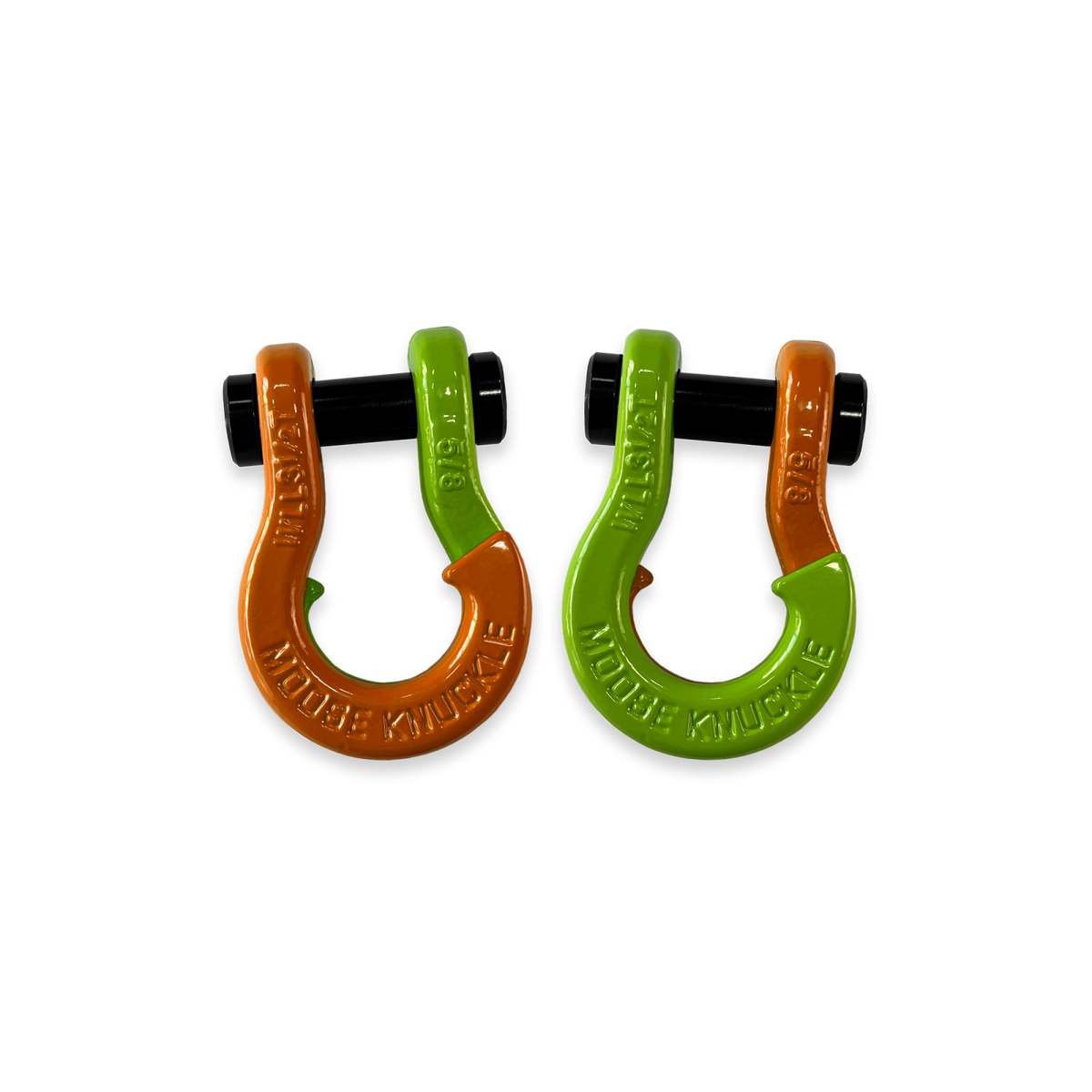 Jowl Split Shackle 5/8 Obscene Orange Moose Knuckle Offroad