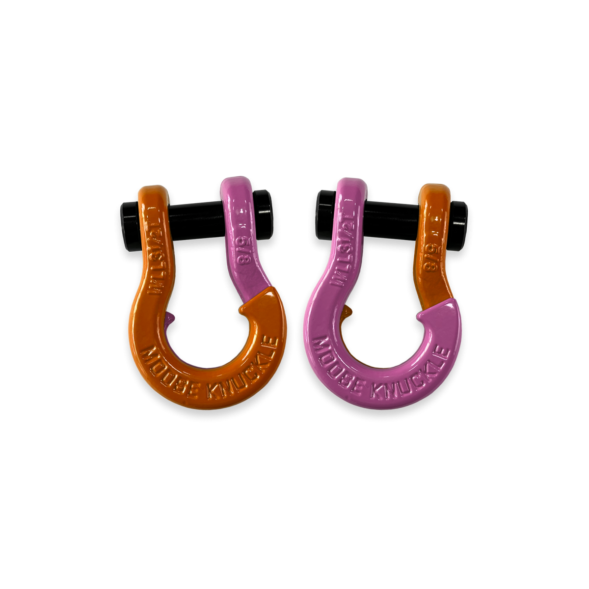Jowl Split Shackle 5/8 Obscene Orange Moose Knuckle Offroad
