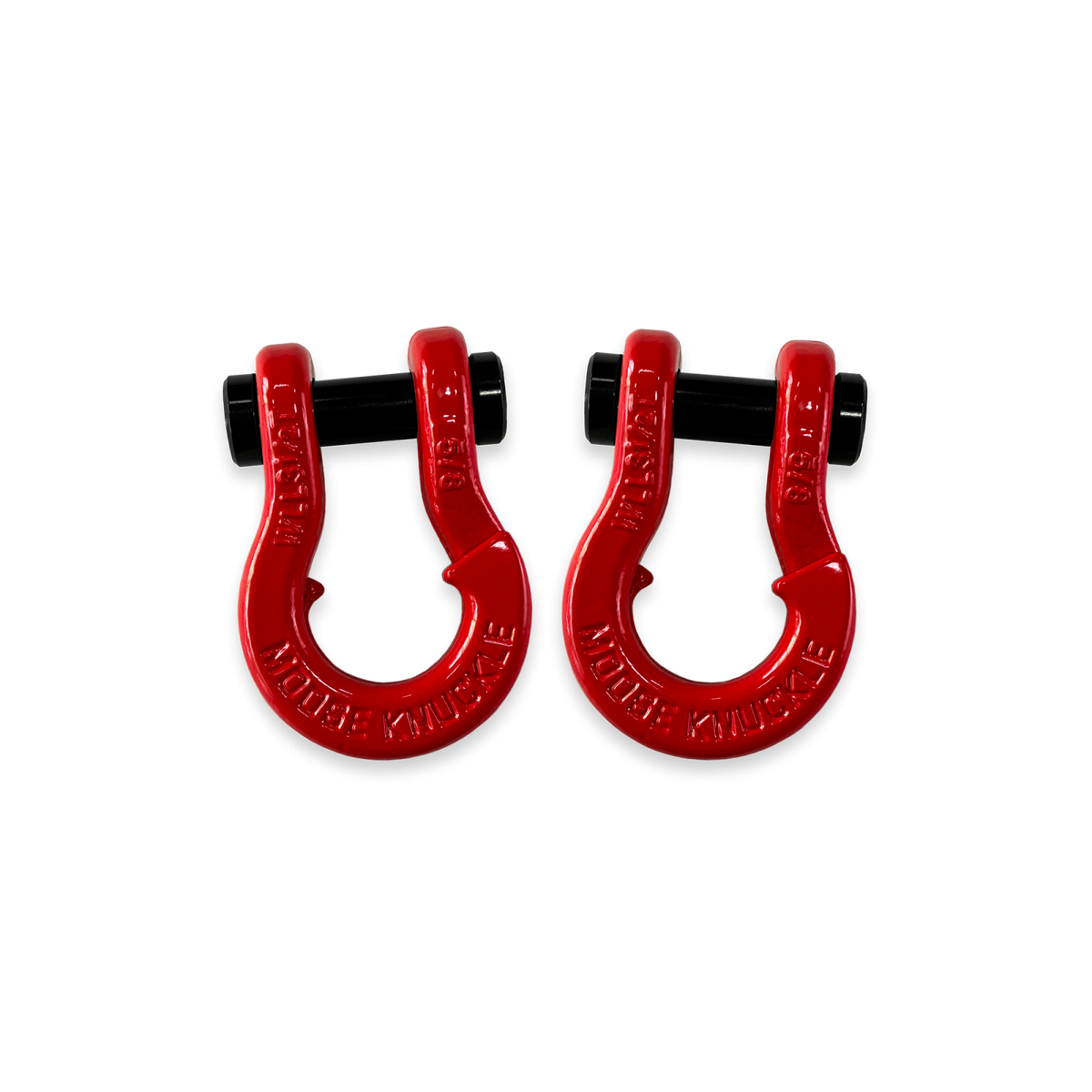 Jowl Split Shackle 5/8 Flame Red Moose Knuckle Offroad