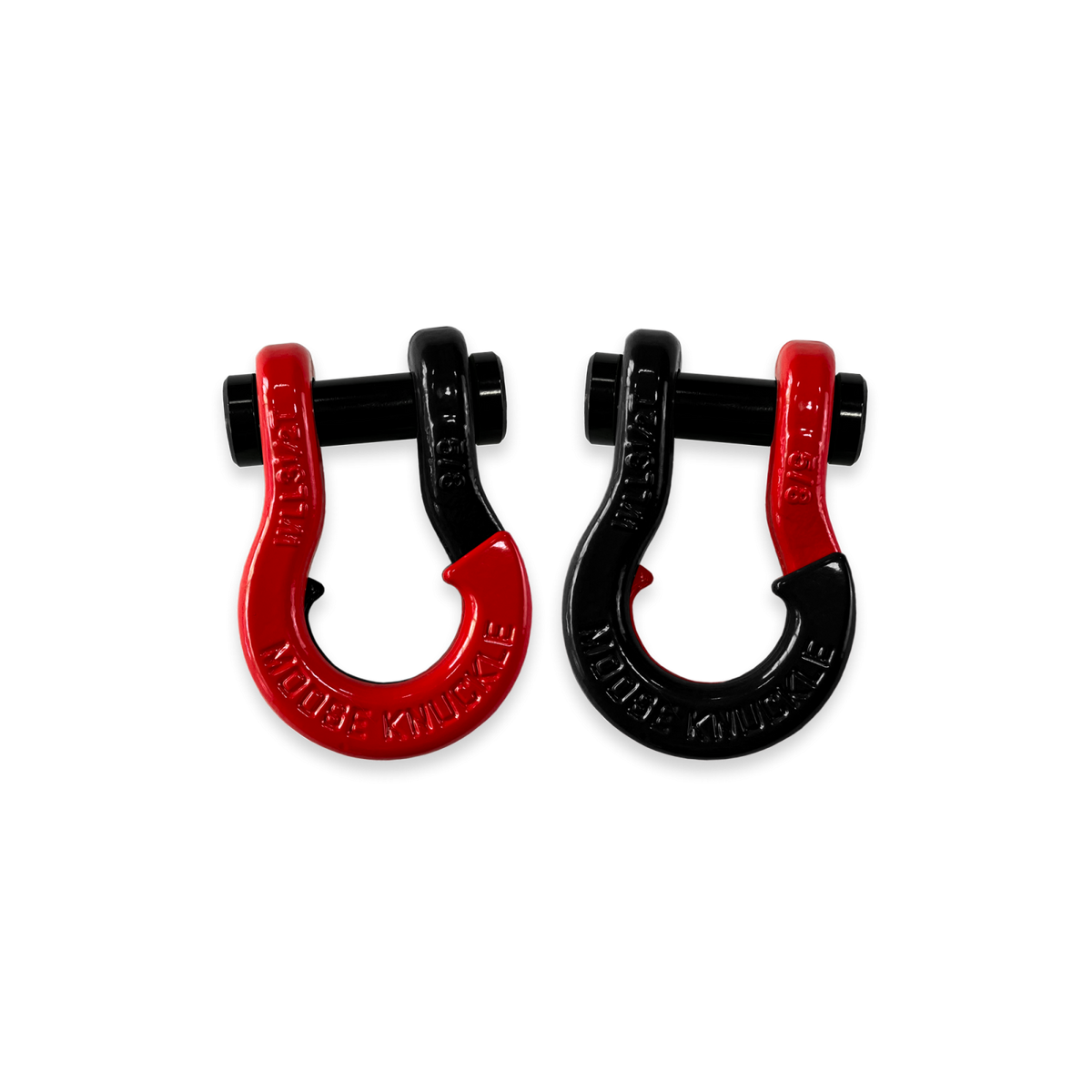 Jowl Split Shackle 5/8 Flame Red Moose Knuckle Offroad