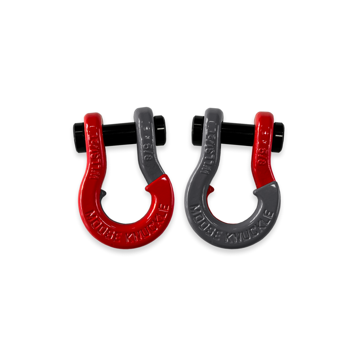 Jowl Split Shackle 5/8 Flame Red Moose Knuckle Offroad