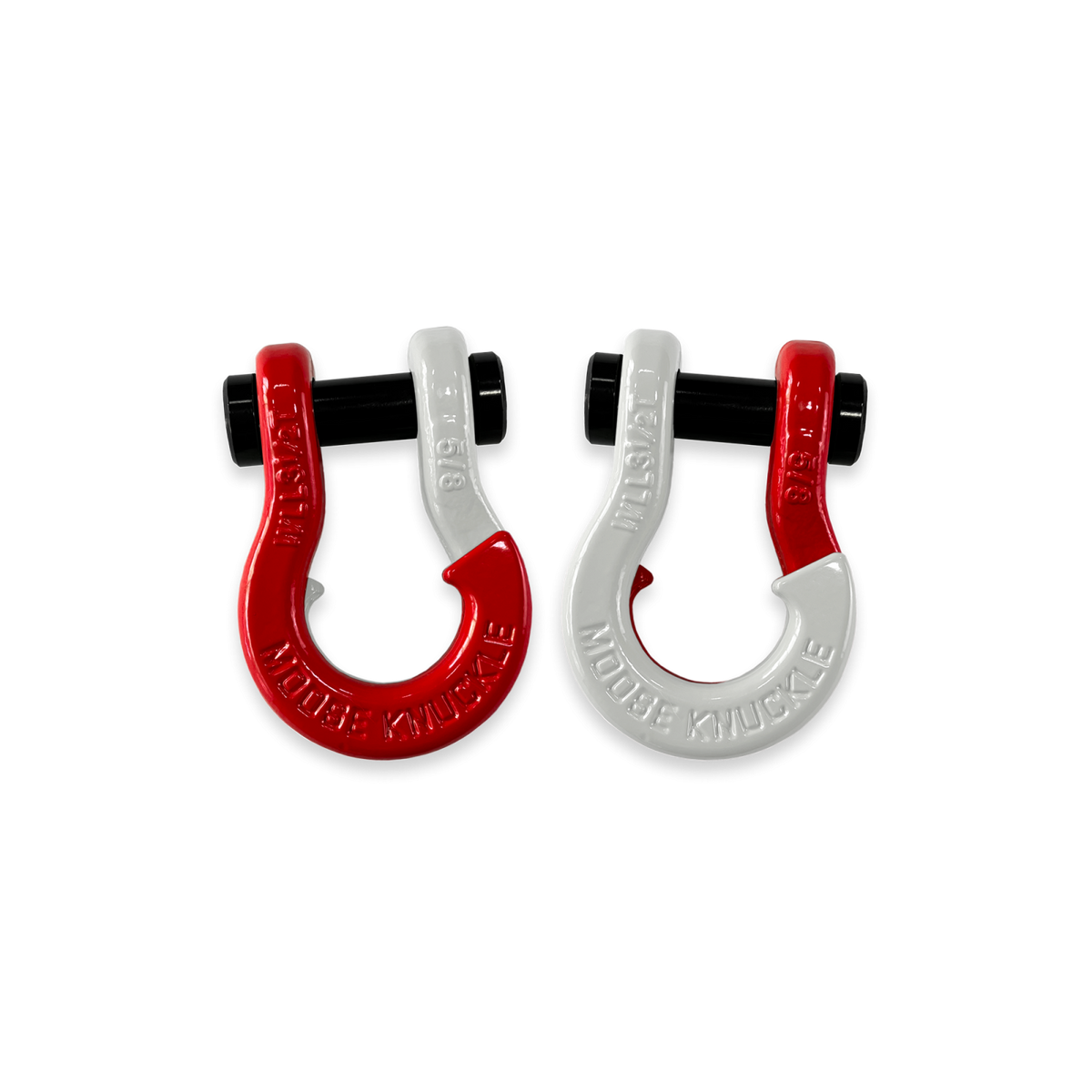 Jowl Split Shackle 5/8 Flame Red Moose Knuckle Offroad