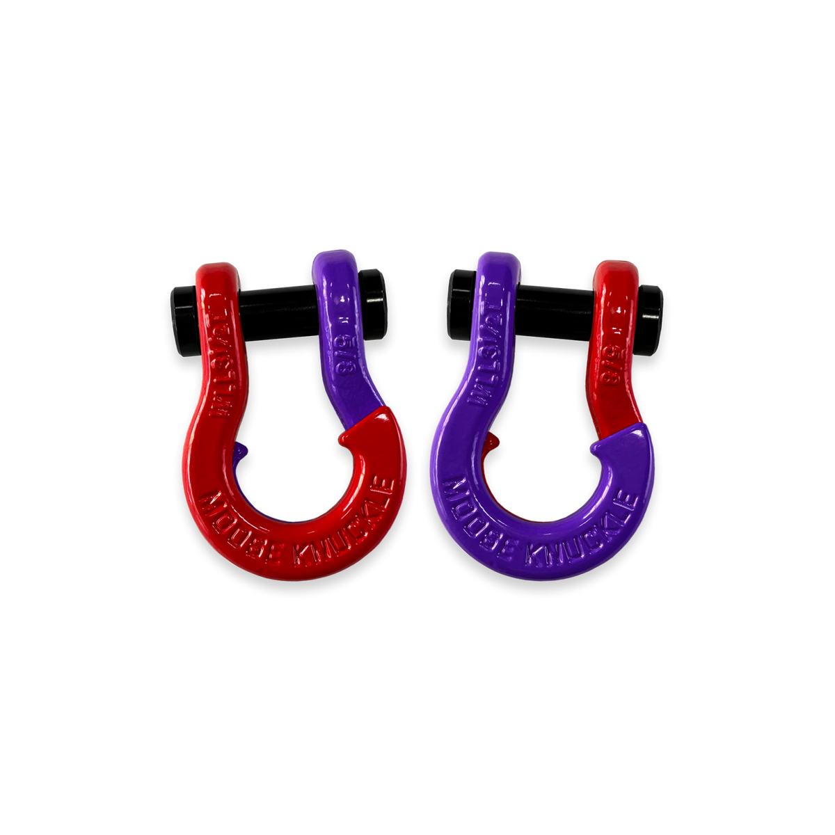 Jowl Split Shackle 5/8 Flame Red Moose Knuckle Offroad