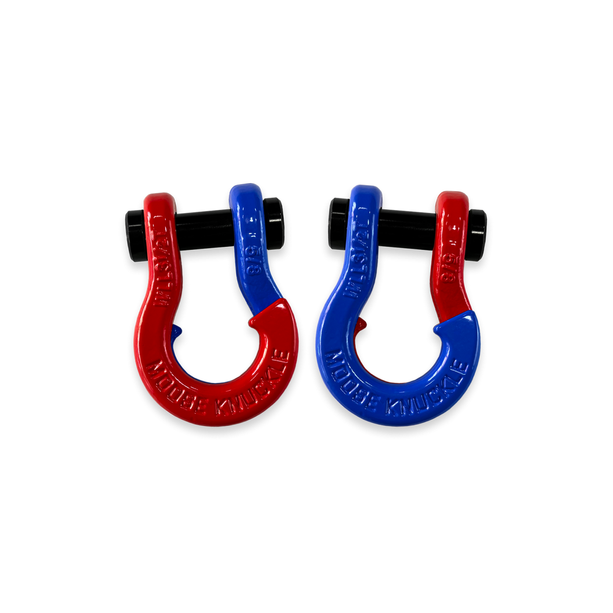 Jowl Split Shackle 5/8 Flame Red Moose Knuckle Offroad