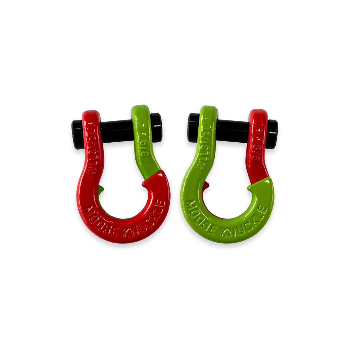 Jowl Split Shackle 5/8 Flame Red Moose Knuckle Offroad