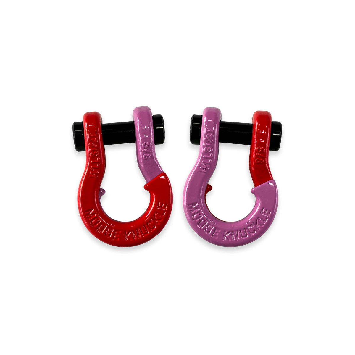 Jowl Split Shackle 5/8 Flame Red Moose Knuckle Offroad