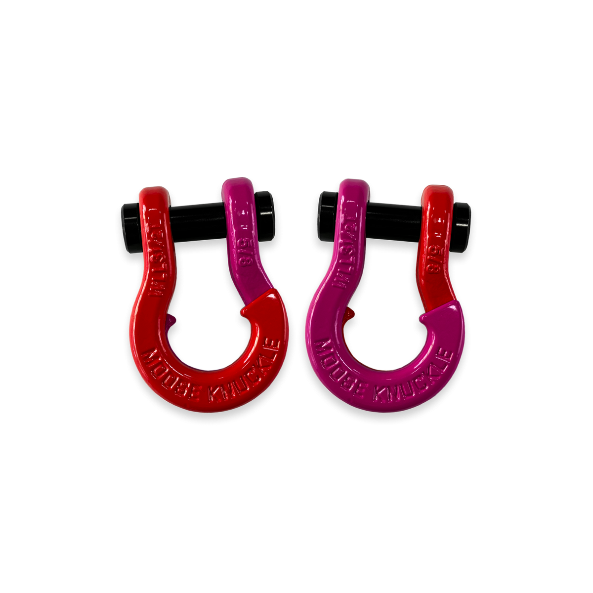 Jowl Split Shackle 5/8 Flame Red Moose Knuckle Offroad