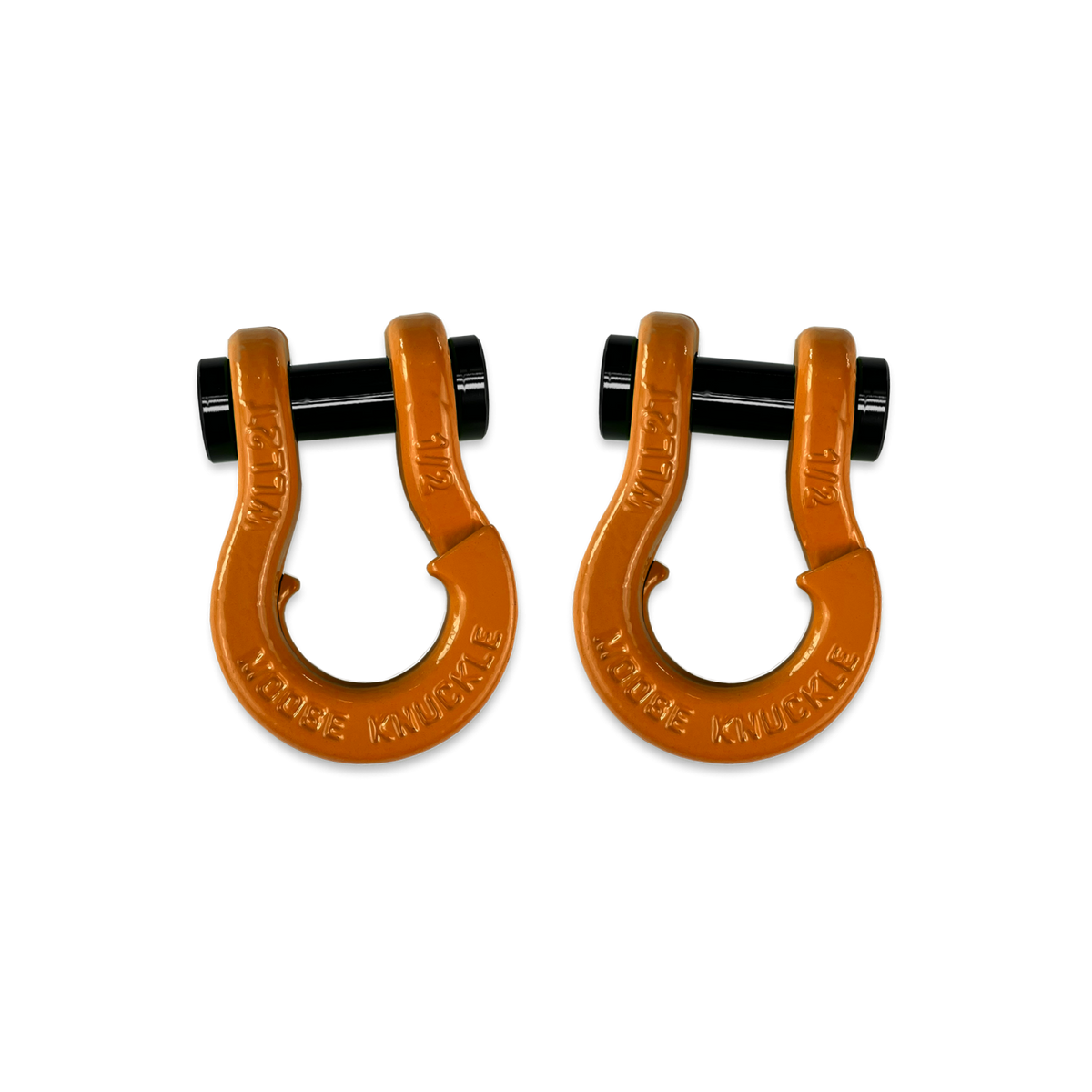 Jowl SxS Recovery Split Shackle 1/2 Obscene Orange Moose Knuckle Offroad