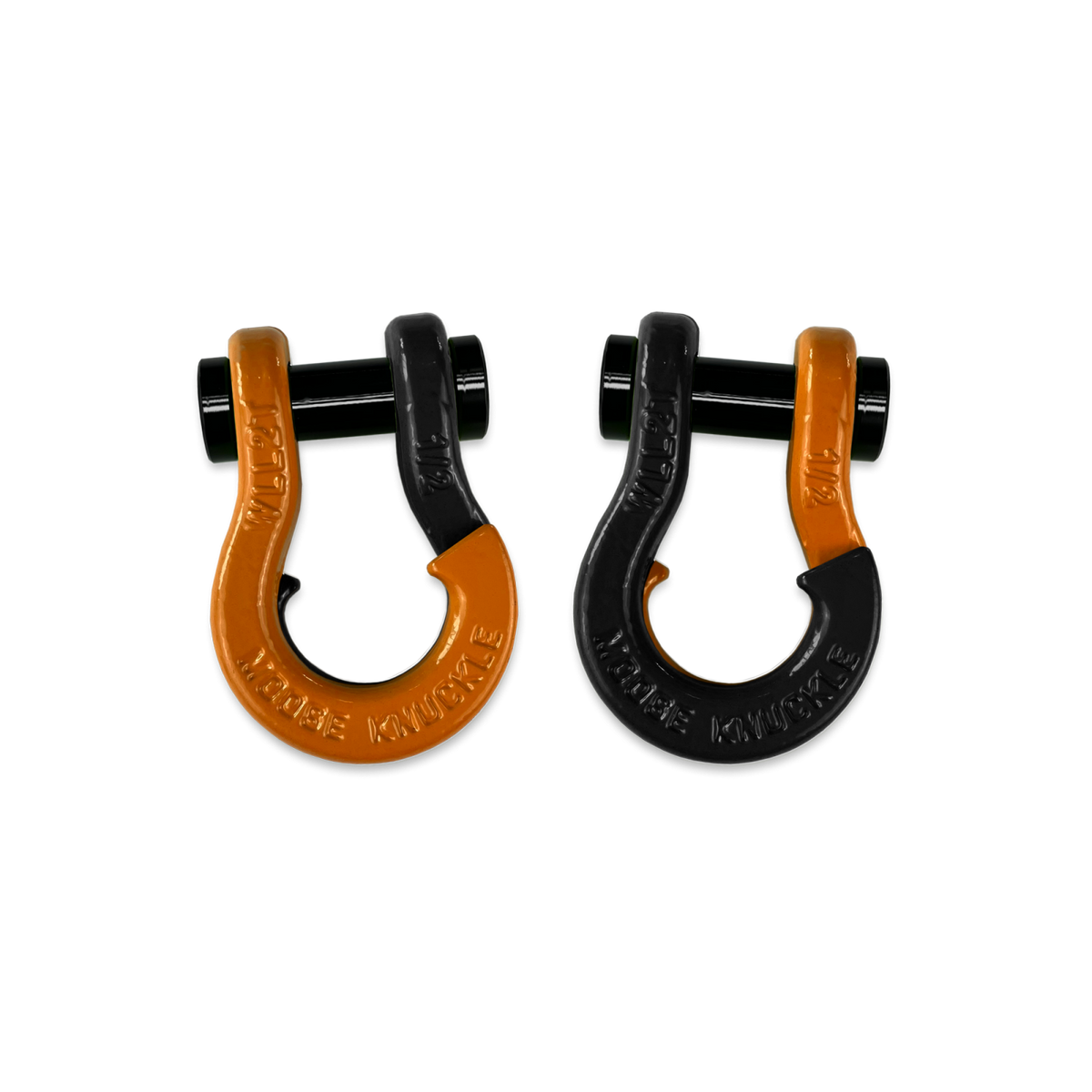 Jowl SxS Recovery Split Shackle 1/2 Obscene Orange Moose Knuckle Offroad