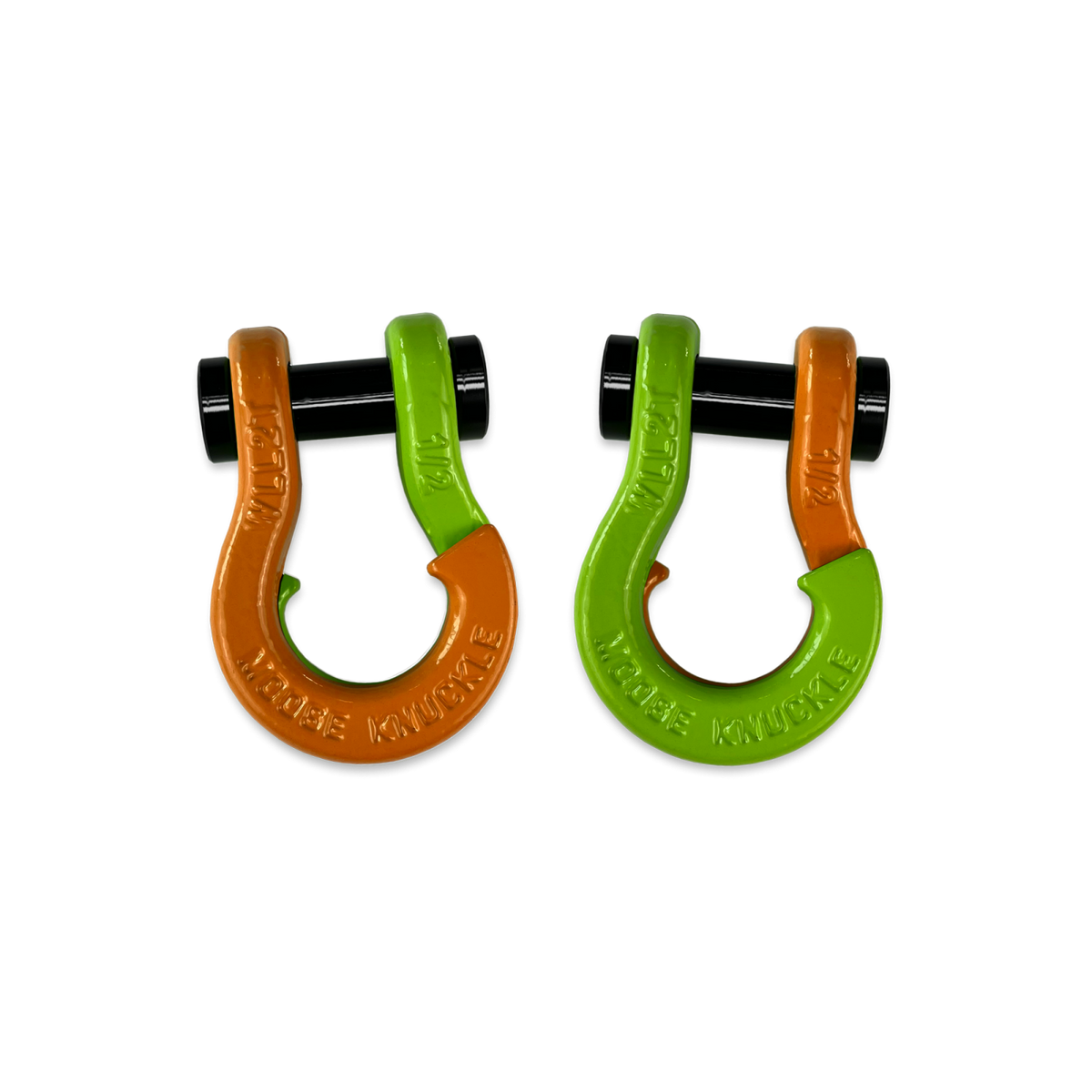 Jowl SxS Recovery Split Shackle 1/2 Obscene Orange Moose Knuckle Offroad