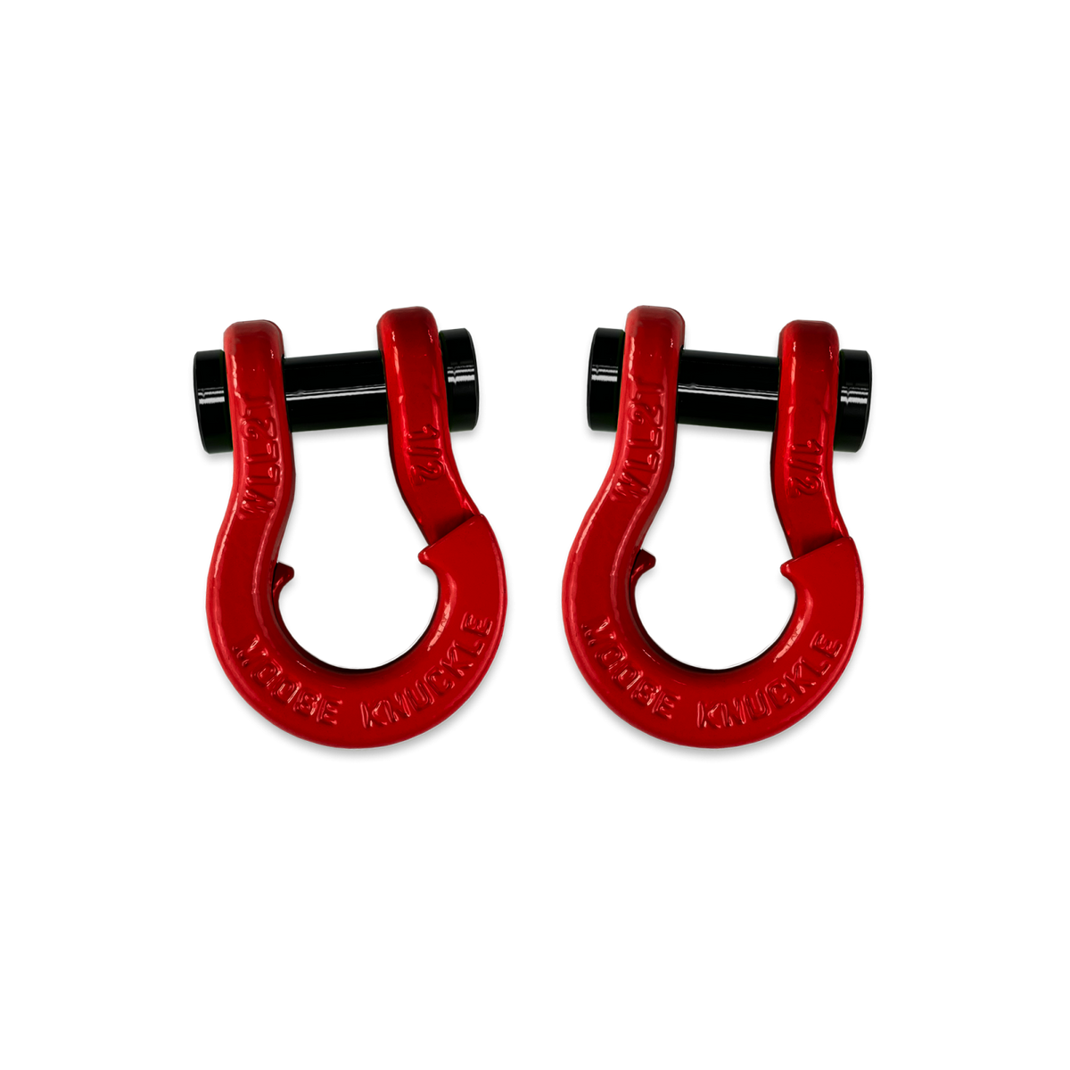Jowl SxS Recovery Split Shackle 1/2 Flame Red Moose Knuckle Offroad