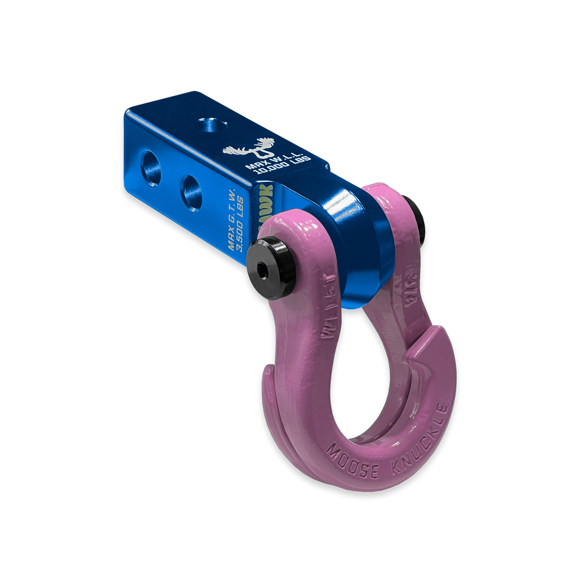 Jowl 3/4 Split Shackle and Mohawk 2.0 Receiver Combo Blue Pill Moose Knuckle Offroad
