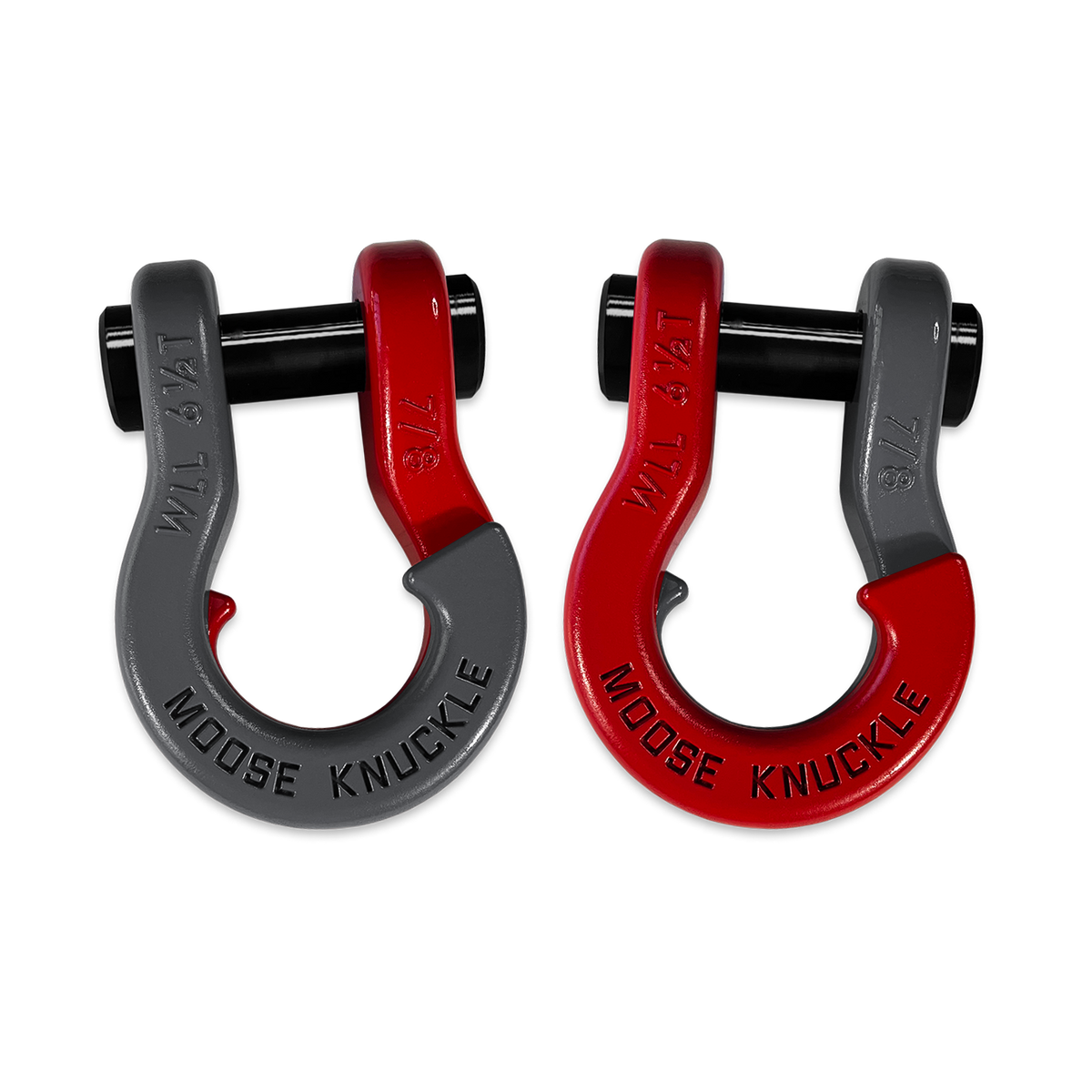 Jowl Recovery Split Shackle 7/8 Gun Gray Moose Knuckle Offroad