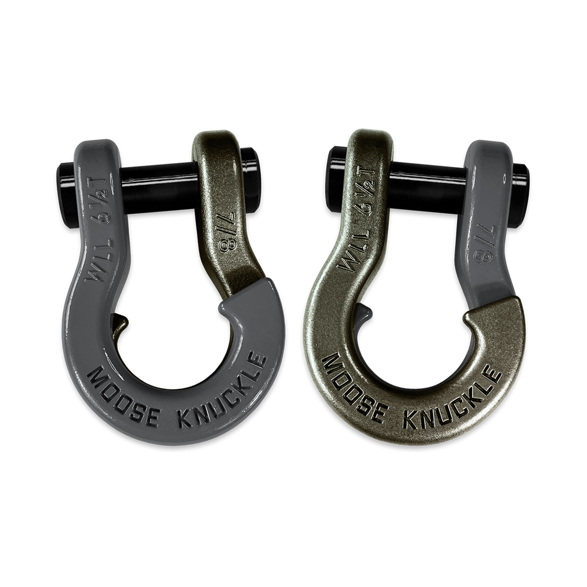 Jowl Recovery Split Shackle 7/8 Gun Gray Moose Knuckle Offroad
