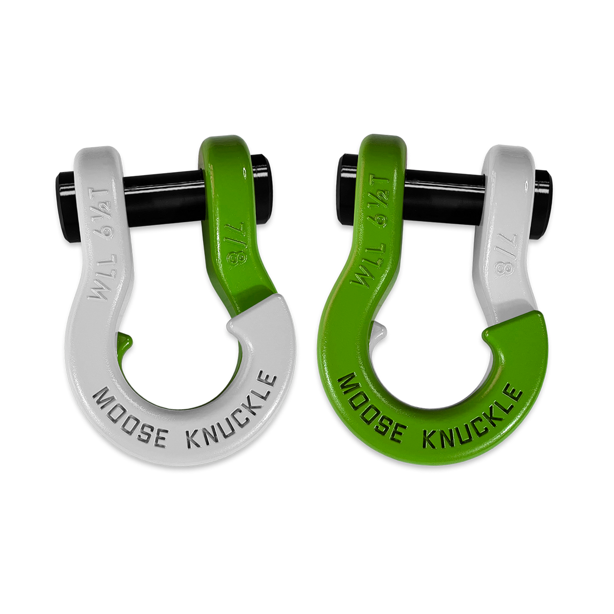 Jowl Recovery Split Shackle 7/8 Pure White Moose Knuckle Offroad
